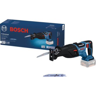 Аккумуляторная ножовка Bosch Professional GSA 185-LI, без акб и з/у с 2 пильными полотнами
