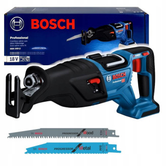 Аккумуляторная ножовка Bosch Professional GSA 185-LI, без акб и з/у с 2 пильными полотнами