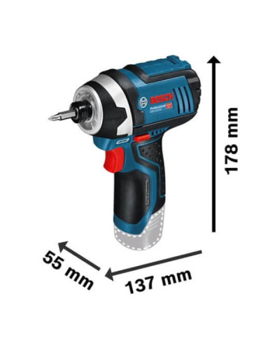Аккумуляторный ударный гайковерт Bosch GDR 12V-105 Professional Solo  - фото 12