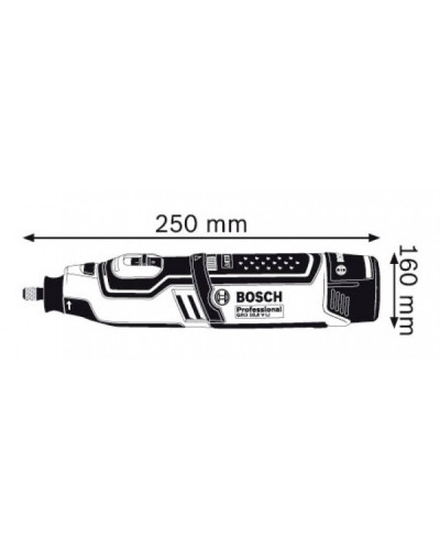 Акумуляторний багатофункціональний інструмент Bosch GRO 12V-35  - фото 4