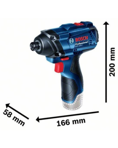 Гайковерт ударный аккумуляторный Bosch GDR 120-LI Professional, без акб  - фото 15