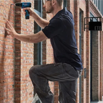 Аккумуляторная ударная дрель-шуруповерт Bosch GSB 120-LI Professional, 2 акб 2.0 Ah, з/у, кейс