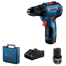 Аккумуляторный шуруповерт Bosch GSR 12V-30 Professional, 2 акб GBA 12V 2 Ah, з/у GAL 12V-40