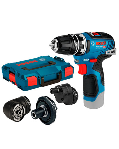 Акумуляторний шурупокрут Bosch  GSR 12V-35 FC solo;L-Boxx;4насад.