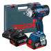 Аккумуляторный ударный гайковерт Bosch GDS 18V-400 Professional, 2 акб GBA 18V 5 Ah, з/у GAL 18V-40