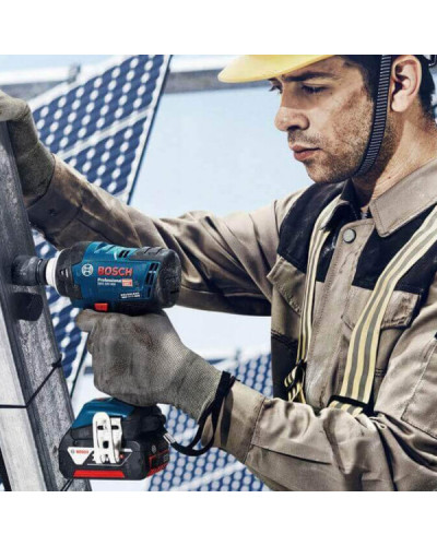 Аккумуляторный ударный гайковерт Bosch GDS 18V-400 Professional, 2 акб GBA 18V 5 Ah, з/у GAL 18V-40  - фото 15