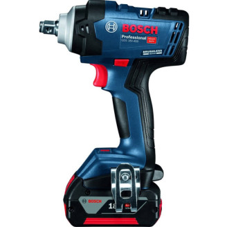 Аккумуляторный ударный гайковерт Bosch GDS 18V-400 Professional, 2 акб GBA 18V 5 Ah, з/у GAL 18V-40