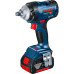 Аккумуляторный ударный гайковерт Bosch GDS 18V-400 Professional, 2 акб GBA 18V 5 Ah, з/у GAL 18V-40  - фото 2