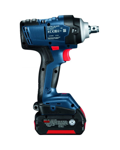 Аккумуляторный ударный гайковерт Bosch GDS 18V-400 Professional, 2 акб GBA 18V 5 Ah, з/у GAL 18V-40  - фото 4