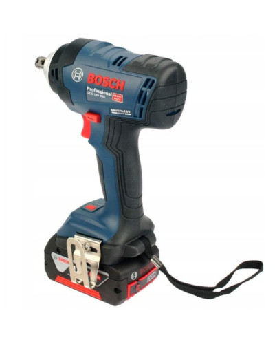 Аккумуляторный ударный гайковерт Bosch GDS 18V-400 Professional, 2 акб GBA 18V 5 Ah, з/у GAL 18V-40  - фото 5