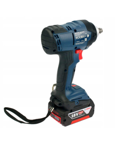 Аккумуляторный ударный гайковерт Bosch GDS 18V-400 Professional, 2 акб GBA 18V 5 Ah, з/у GAL 18V-40  - фото 6