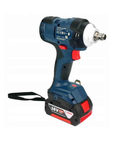 Аккумуляторный ударный гайковерт Bosch GDS 18V-400 Professional, 2 акб GBA 18V 5 Ah, з/у GAL 18V-40  - фото 7