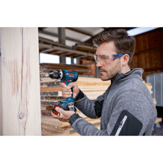 Аккумуляторная ударная дрель-шуруповерт Bosch GSB 18V-90 C Professional, 2 акб ProCORE 18V 4.0Ah и з/у GAL 18V-40, в кейсе L-Boxx 136