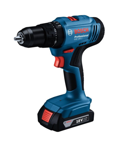 Акумуляторний ударний дриль-шурупокрут Bosch GSB 183-LI (2x2.0Ah; GAL 18V-20; Carry Case)  - фото 2