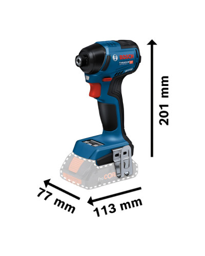 Акумуляторний ударний гайкокрут Bosch GDR 18V-220 C (solo, C )  - фото 3