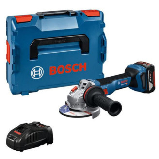 Аккумуляторная угловая шлифмашина Bosch GWS 18V-11 S Professional, 1 акб GBA 18V 5.0Ah и з/у GAL 1880 CV в L-BOXX 136