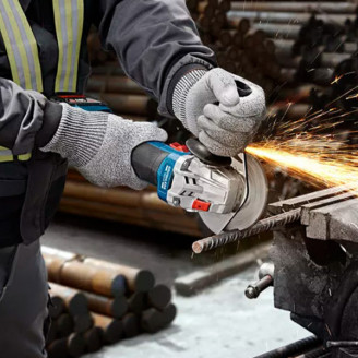 Аккумуляторная угловая шлифмашина Bosch GWS 18V-11 S Professional, 1 акб GBA 18V 5.0Ah и з/у GAL 1880 CV в L-BOXX 136