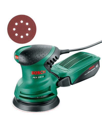 Эксцентриковая шлифмашина Bosch PEX 220 A