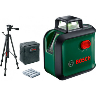 Лазерный нивелир Bosch AdvancedLevel 360 с футляром, батарейками, штативом TT 150