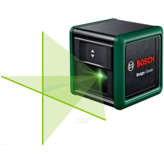 Лазерный нивелир Bosch Quigo green с держателем ММ2 и адаптером