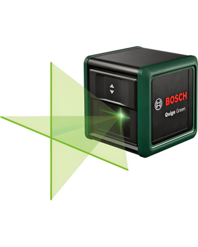 Лазерний нівелір Bosch Quigo Green Set зі штативом і батарейками  - фото 2