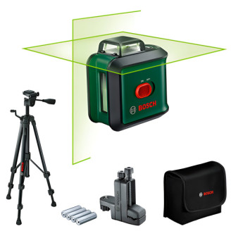 Лазерний нівелір Bosch Universal Level 360 Premium Set зі штативом, тримачем, чохлом та батарейками