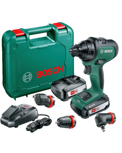 Аккумуляторный шуруповерт Bosch AdvancedDrill 18 Set, 2 акб PBA 18 V 2,5 Ah W-B, з/у AL 1830 CV