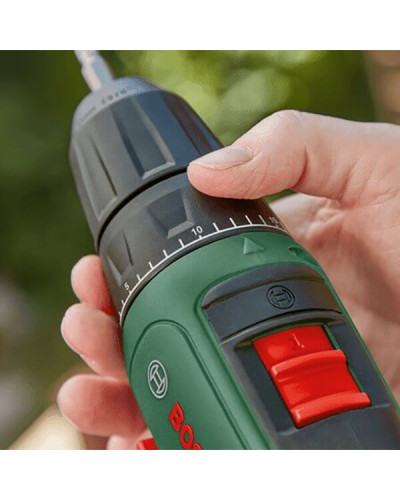 Аккумуляторная дрель-шуруповерт Bosch Easydrill 18V-40 с 1 акб 2,0 Aч, з/у, в кейсе  - фото 9