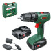 Акумуляторний ударний дриль-шуруповерт Bosch EasyImpact 18V-40 (2x 1,5Ah) + зарядний пристрій AL18V-20 + кейс