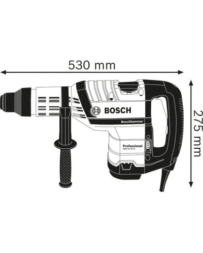 Перфоратор SDS-max BOSCH GBH 8-45 D Professional 0611265100  - фото 6
