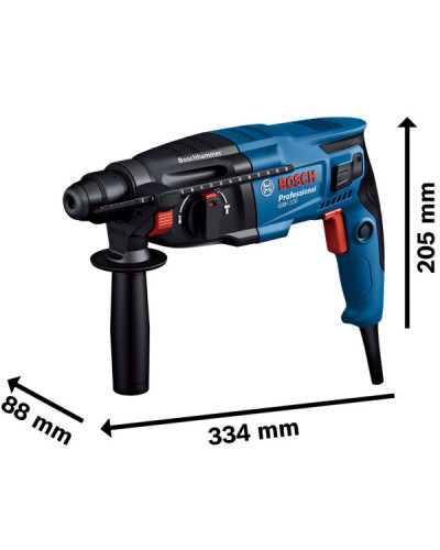 Перфоратор Bosch GBH 220 Professional, в кейсе  - фото 5
