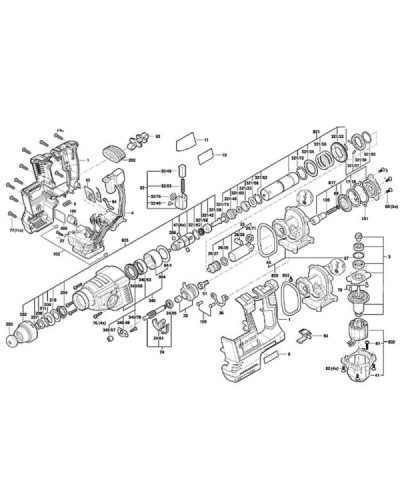 Аккумуляторный перфоратор Bosch GBH 18V-26 Professional, без акб и з/у  - фото 5