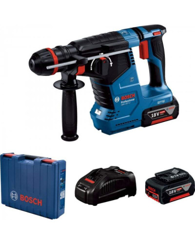 Акумуляторний перфоратор Bosch GBH 187-LI ONE Chuck, 2 x GBA 18V 5.0Ah, GAL 1880 CV, кейс