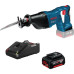 Акумуляторна шабельна пила Bosch GSA 18V-LI + GBA 18 В 4,0 А * год + GAL 18V-40