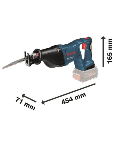 Акумуляторна шабельна пила Bosch GSA 18V-LI + GBA 18 В 4,0 А * год + GAL 18V-40  - фото 12