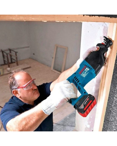 Акумуляторна шабельна пила Bosch GSA 18V-LI + GBA 18 В 4,0 А * год + GAL 18V-40  - фото 13