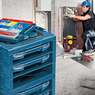 Кейс с прозрачной крышкой Bosch i-BOXX 72 с ячейками 10 шт.