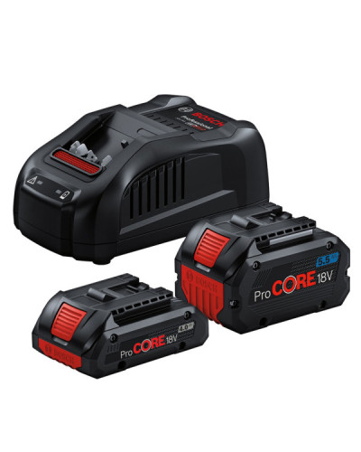 Набір акумуляторів Bosch ProCORE18V 4.0Ah + ProCORE18V 5.5Ah) + зарядний пристрій GAL 1880 CV