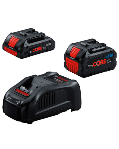 Набір акумуляторів Bosch ProCORE18V 4.0Ah + ProCORE18V 5.5Ah) + зарядний пристрій GAL 1880 CV  - фото 3