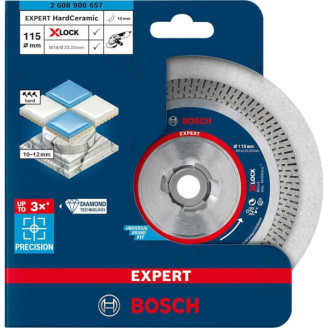 X-LOCK Алмазный диск Hard Ceramic 115 x 22,23 x 1,6 x 10 мм