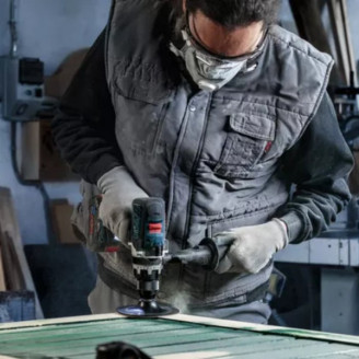 5 шлифлистов Bosch F460 for Wood+Paint без отв. Ø125 K80