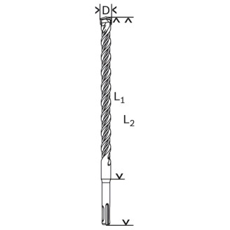 Бур SDS plus-5, 25x400x450