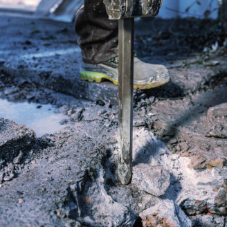 PRO Зубило Hex 28-4C загострене, 400 мм