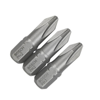 3 біти Extra Hard 25 мм PH2 Bosch