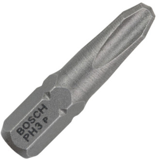 3 біти Extra Hard 25 мм PH3 Bosch