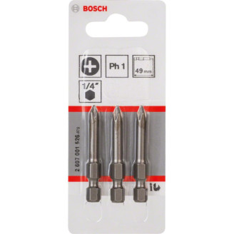 3 біти Extra Hard 49 мм PH2 Bosch
