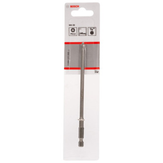 1 бит Bosch Extra Hard 145 мм PH2 со стопорным кольцом для насадки MA55