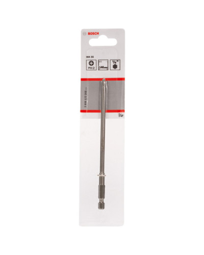 1 бит Bosch Extra Hard 145 мм PH2 со стопорным кольцом для насадки MA55  - фото 2