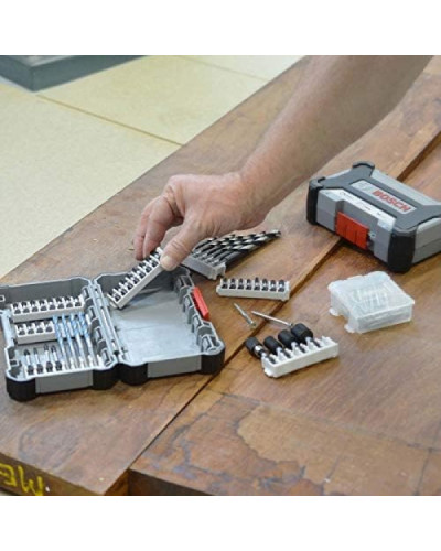 PRO Касета ударних біт Impact Control 50 мм PH2, PZ2, T15, T20, T25, T30 + тримач QuickRelease  - фото 3