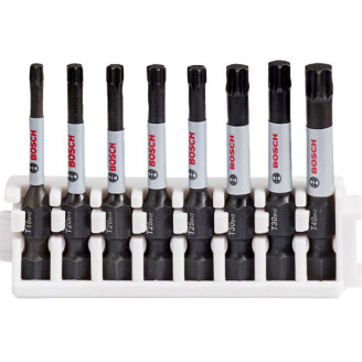 PRO Касета ударних біт Impact Control 50 мм T15, T20 (2шт), T25 (2шт), T30 (2шт), T40